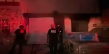 Se incendia una vivienda en Guadalupe, Nuevo León, tras una presunta falla eléctrica