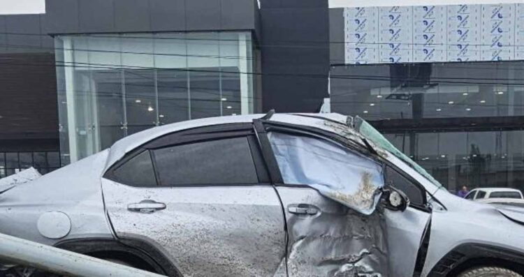 Se registra fuerte accidente en Reynosa; hay personas lesionadas