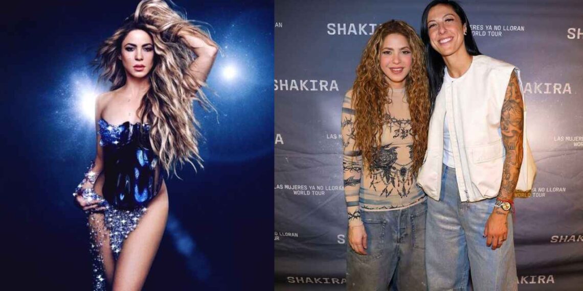 La futbolista Jennifer Hermoso recibió esta invitación de Shakira