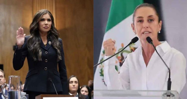 Sheinbaum recibirá a la Secretaria de seguridad de EU; abordarán temas clave