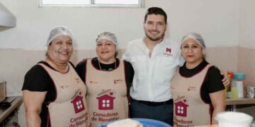 Supervisa el Alcalde Beto Granados funcionamiento de los Comedores del Bienestar en Matamoros