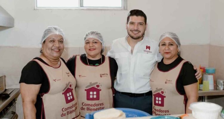 Supervisa el Alcalde Beto Granados funcionamiento de los Comedores del Bienestar en Matamoros