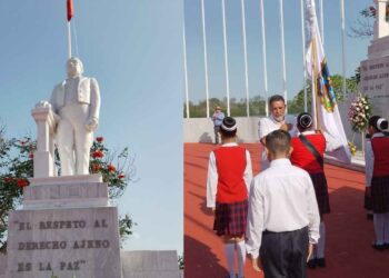 Tampico Conmemora el 219 Aniversario del Natalicio de Benito Juárez