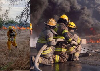 Agradece Samuel García a Bomberos labor ante incendios en Nuevo León
