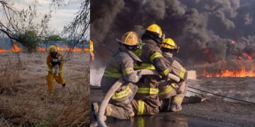 Agradece Samuel García a Bomberos labor ante incendios en Nuevo León