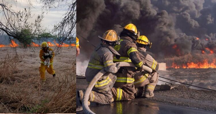 Agradece Samuel García a Bomberos labor ante incendios en Nuevo León