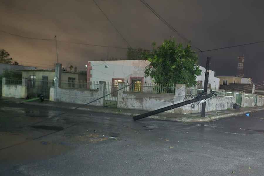 Tormenta atípica causa daños e inundaciones en Miguel Alemán, Tamaulipas