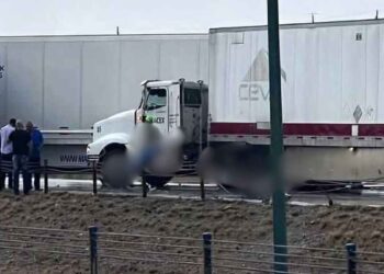 Tractocamiones choque Nuevo Laredo