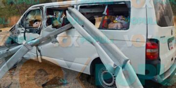 Tráiler causa choque Victoria-Zaragoza