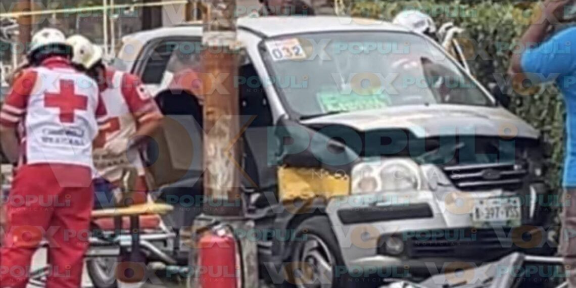 accidente de tránsito en Madero