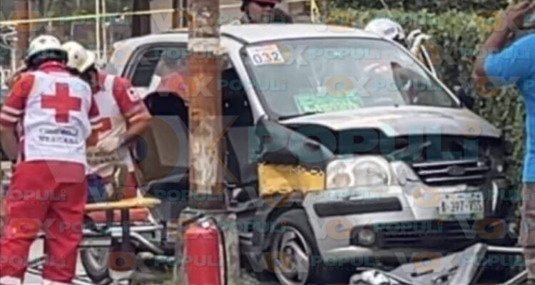 accidente de tránsito en Madero