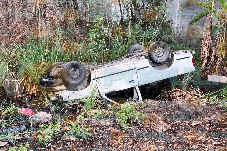 accidente en carretera Mante