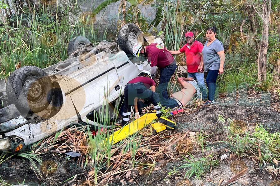 accidente en carretera Mante
