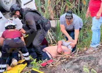 accidente en carretera Mante