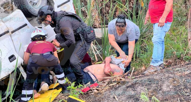 accidente en carretera Mante