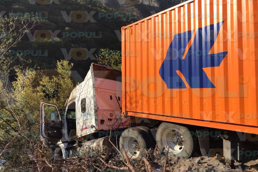 accidente en carretera Rumbo Nuevo