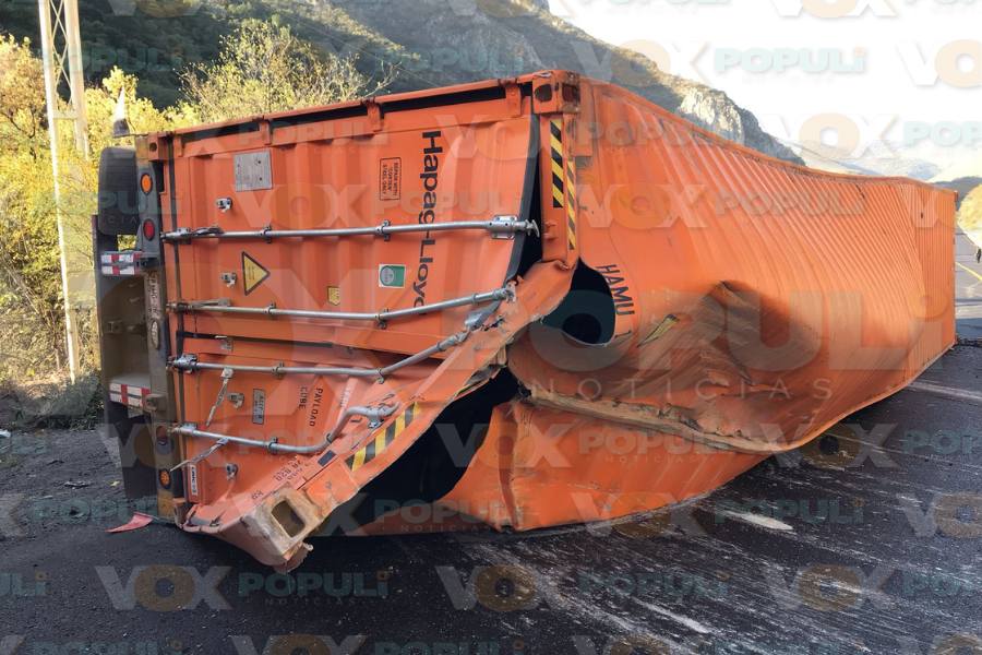 accidente en carretera Rumbo Nuevo