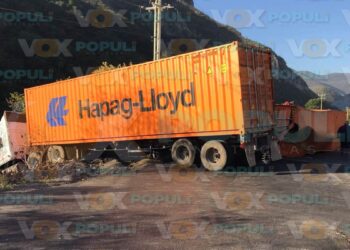 accidente en carretera Rumbo Nuevo