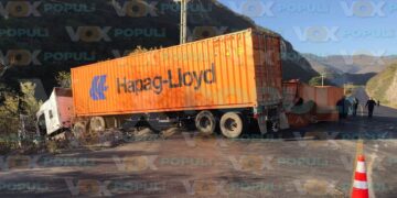 accidente en carretera Rumbo Nuevo
