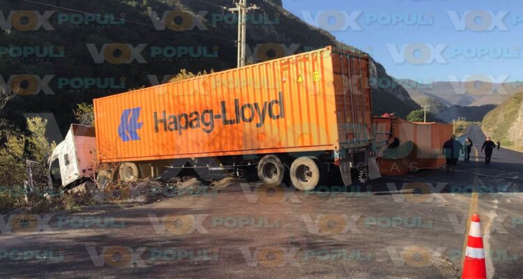 accidente en carretera Rumbo Nuevo