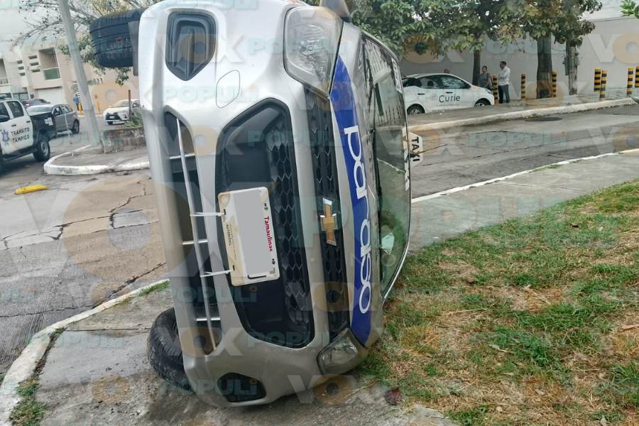 accidente en colonia El Charro de Tampico