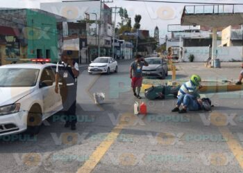 accidente en moto en Ciudad Victoria