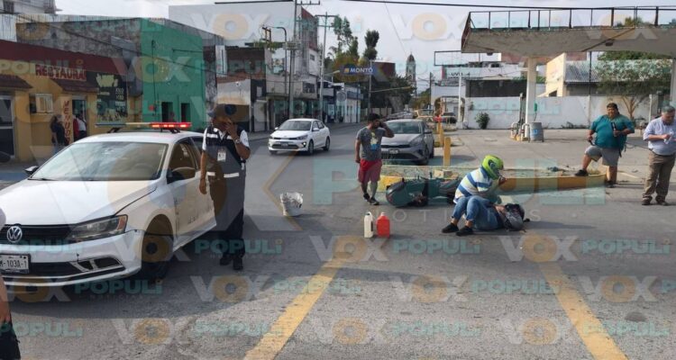 accidente en moto en Ciudad Victoria