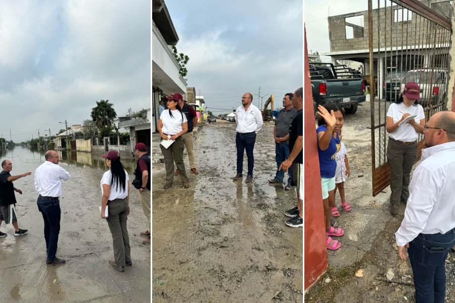 afectaciones por lluvias en Reynosa