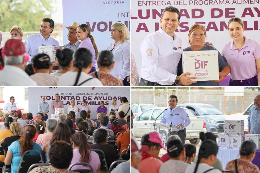 apoyos alimentarios en ejido La Misión