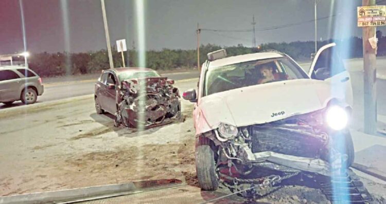 choque Nuevo Laredo lesionados