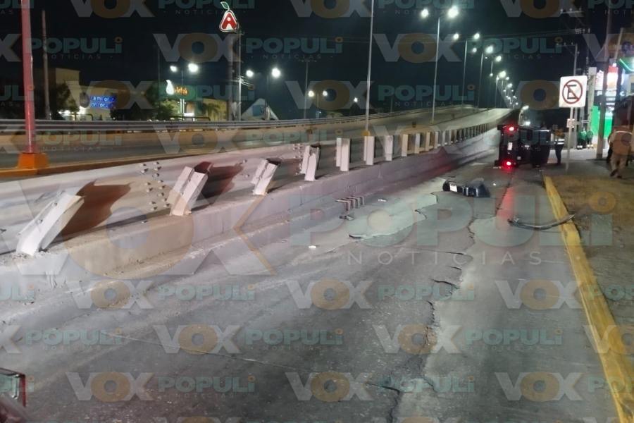 choque de camioneta en Altamira