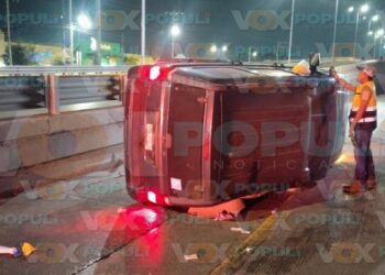 choque de camioneta en Altamira