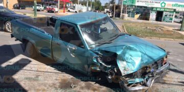 choque en cadena en Ciudad Victoria