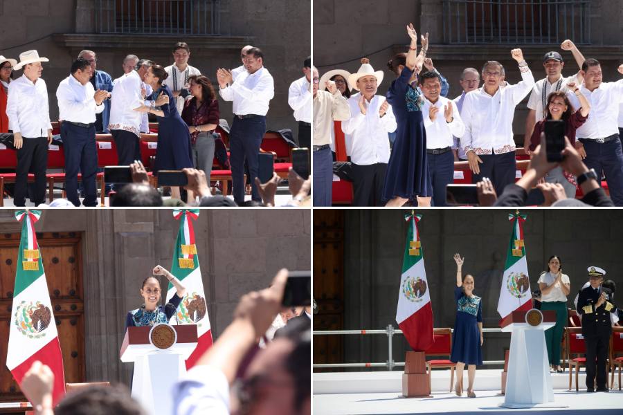 claudia sheinbaum pardo en el zócalo