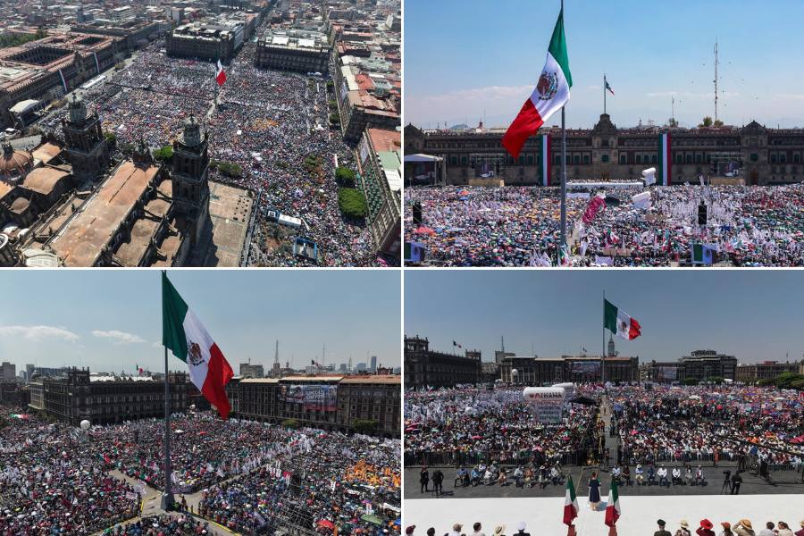 claudia sheinbaum pardo en el zócalo