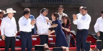 claudia sheinbaum pardo en el zócalo