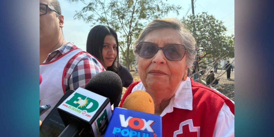 colecta de Cruz Roja en Tamaulipas