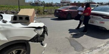 _conductora pierde control Matamoros