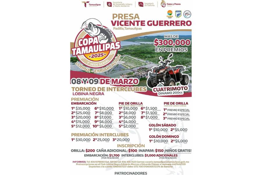 copa tamaulipas 2025 de pesca