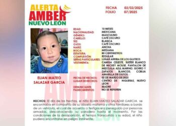 desaparición bebé Nuevo León
