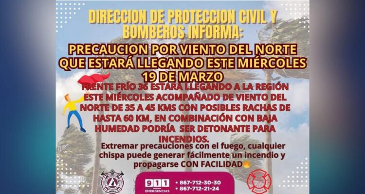 frente frío 36 a nuevo laredo