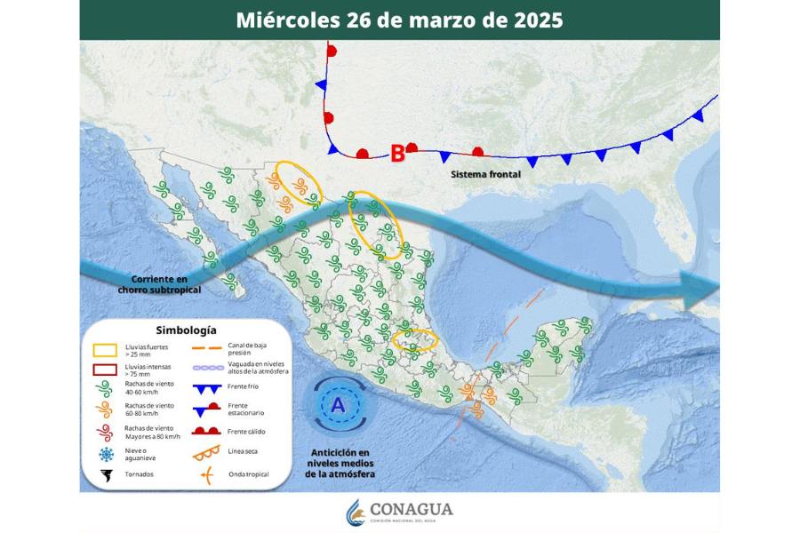 frente frío norte de Tamaulipas