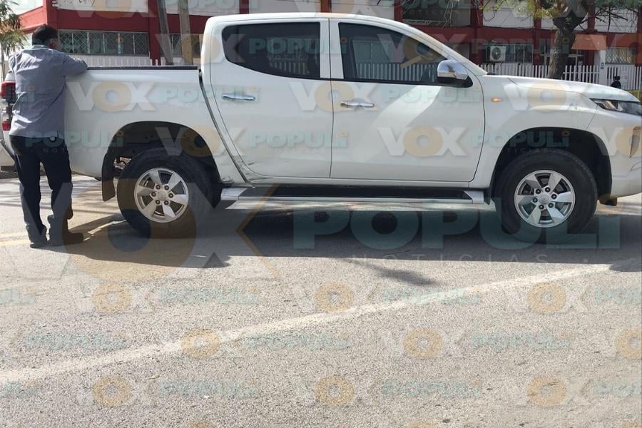 fuerte choque en avenida de Victoria