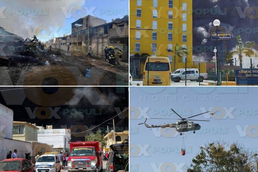 gran incendio en Altamira