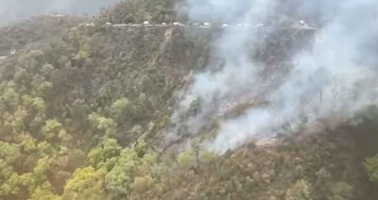 incendio Santiago Nuevo León
