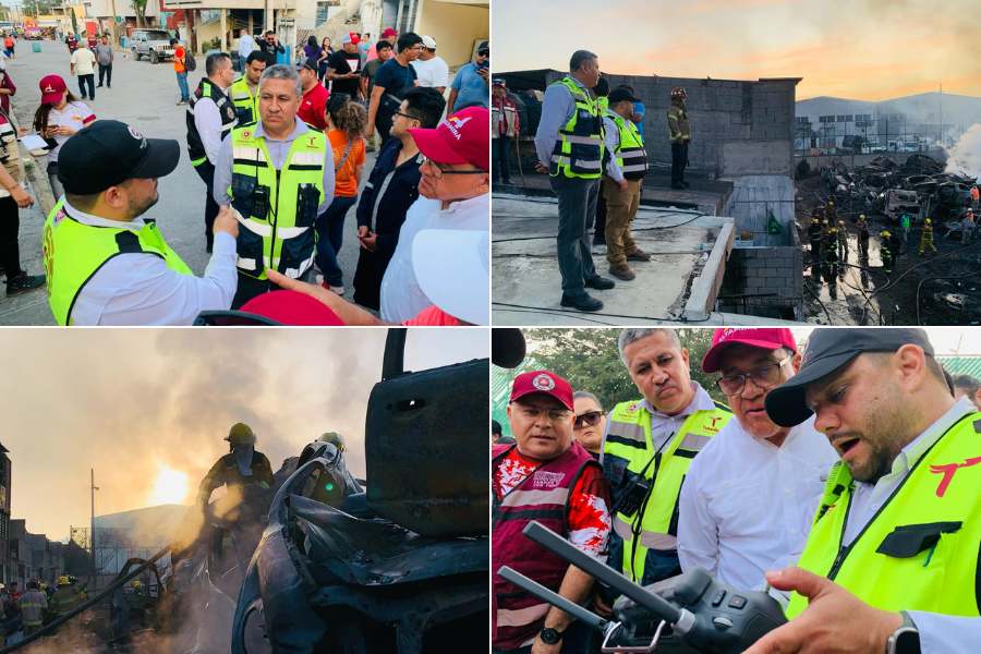 incendio en sur de Altamira