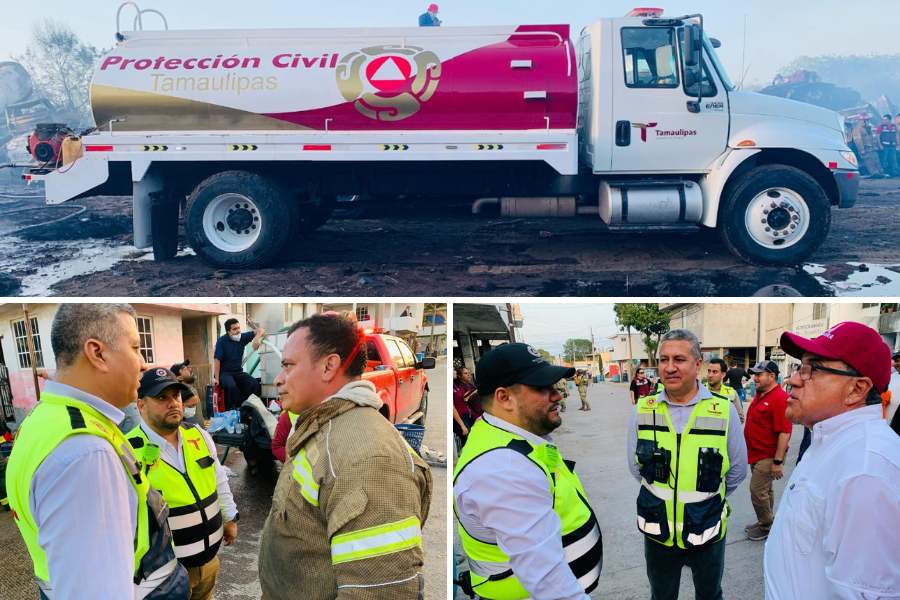 incendio en sur de Altamira