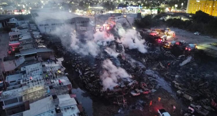 incendio en sur de Altamira