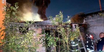 _incendio vivienda Nuevo Laredo