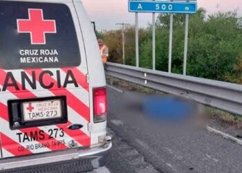 muere atropellado Reynosa-Río Bravo